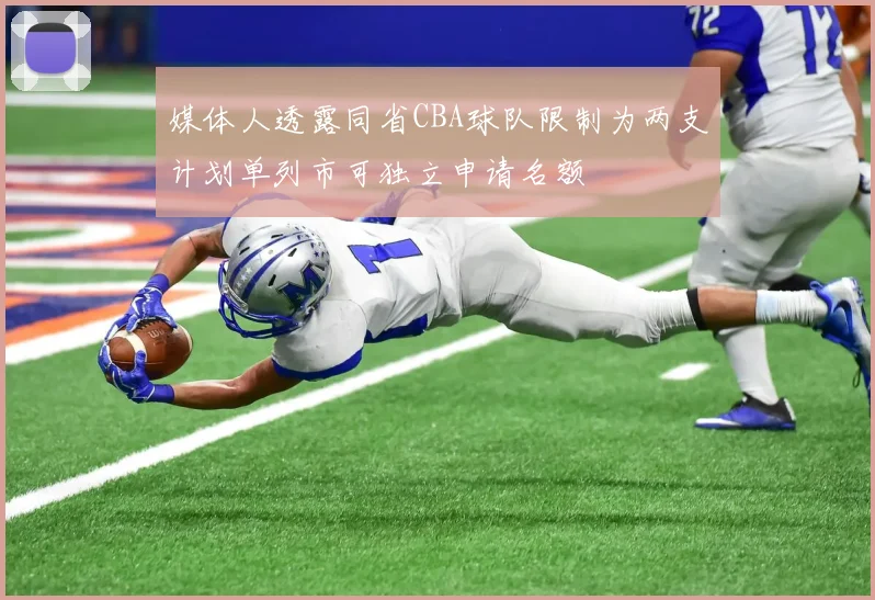 媒体人透露同省CBA球队限制为两支计划单列市可独立申请名额